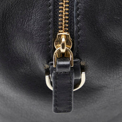 Leather Handbag Shoulder Bag (Pre-Owned)