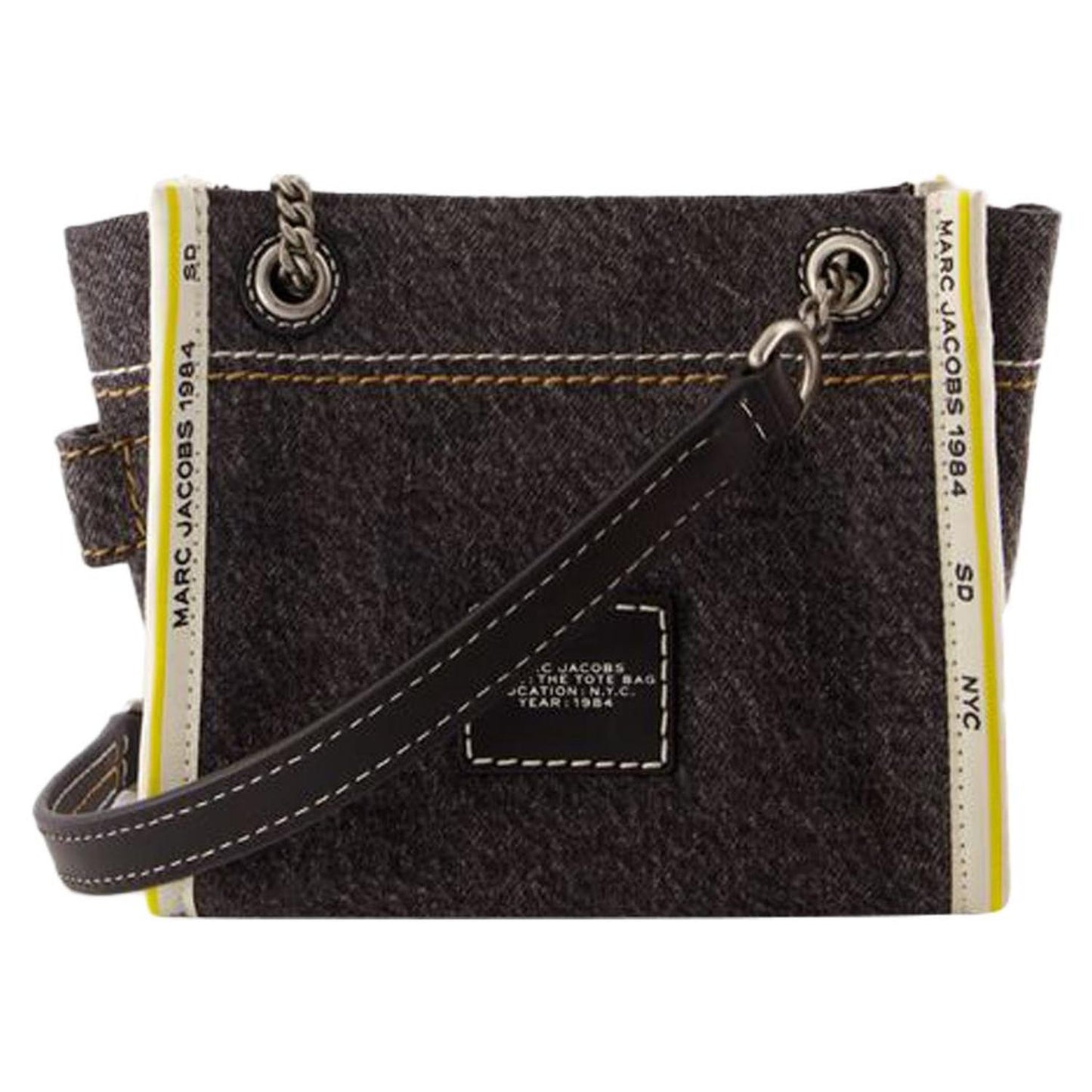 The Mini Tote -  - Cotton - Black