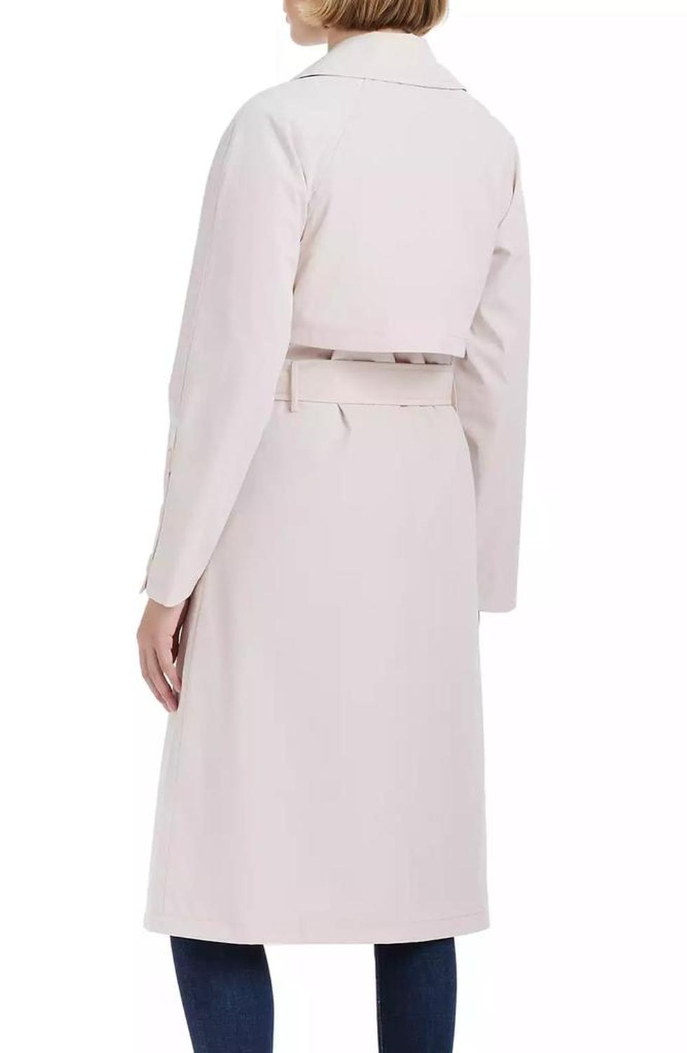 Women's Long Double-Breasted Trench Coat