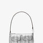 Zoe Small Metallic Leather Pochette