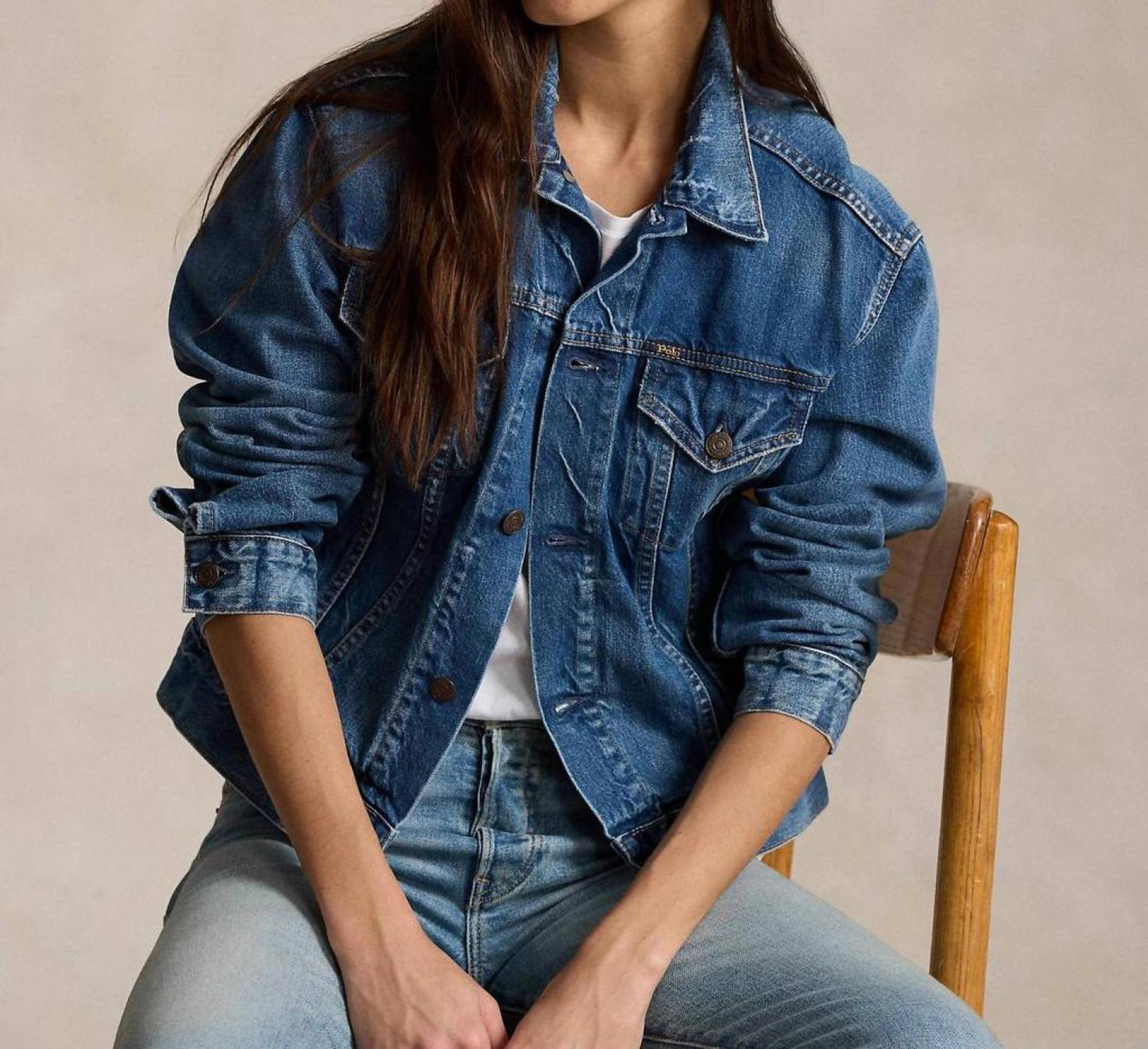 Polo Denim Trucker Jacket In Meuse Wash