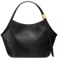 Deco Medium Leather Tulip Tote Bag