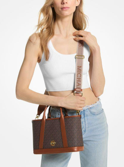 Luisa Small Signature Logo Satchel