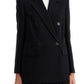 Max Mara Studio Double-Breasted Cady Bl