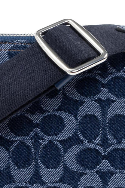 Coach Charter 19 Monogrammed Denim Shoulder Bag