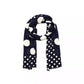 Women's Breezy Dot Viscose Oblong Scarf