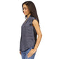 Women's Dot Print V-Neck Top