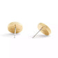 Signature Mother of Pearl Coin Stud Earrings