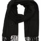 Women's Embroidered Fringe Scarf