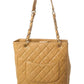 Chanel Beige Caviar Leather Petite Shopping Bag (Authentic Pre-Owned)