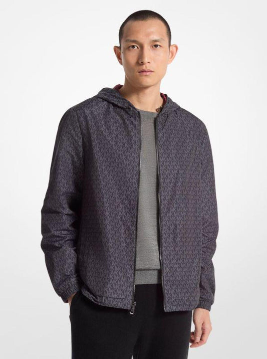 Reversible Signature Logo Windbreaker Jacket