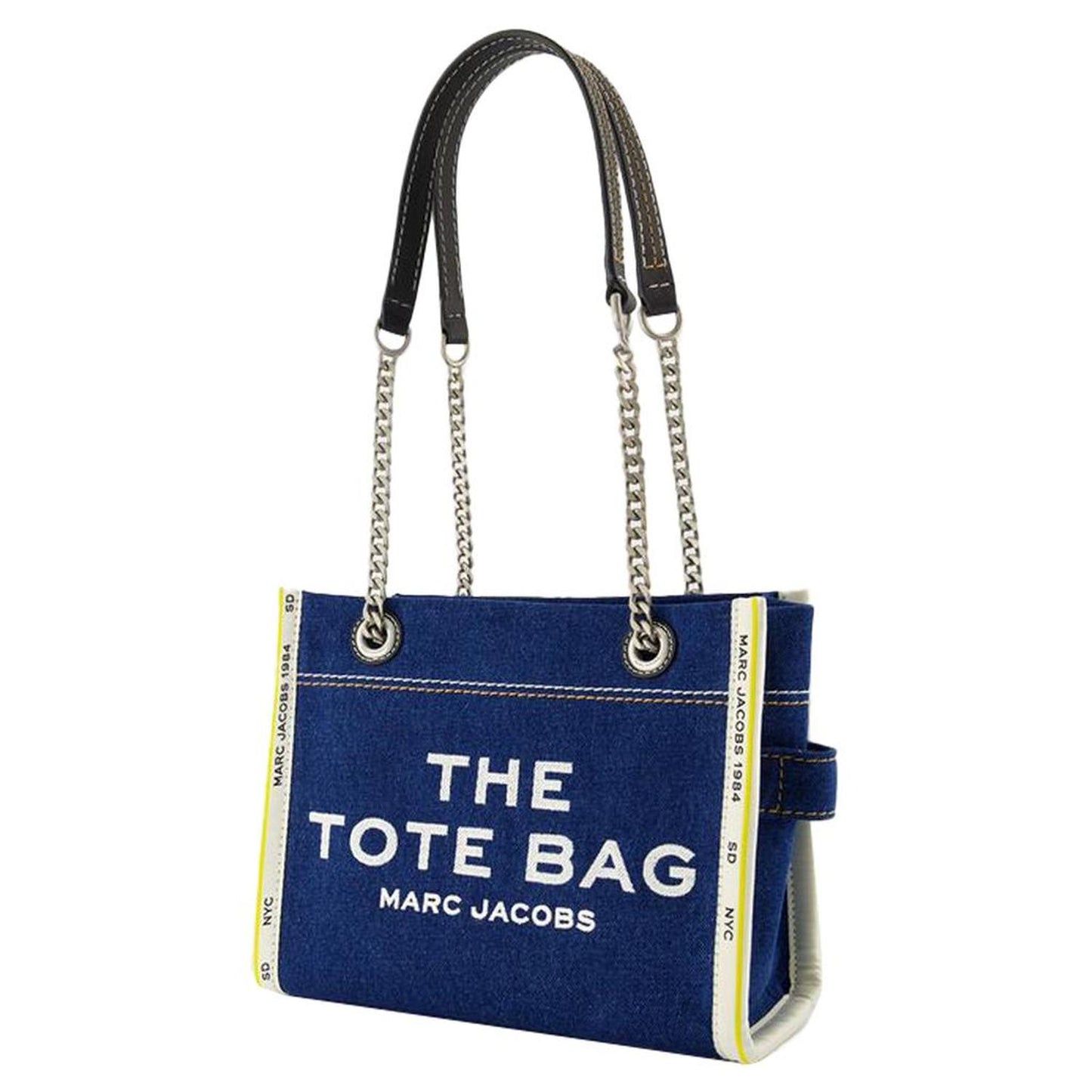 The Small Tote -  - Cotton - Black