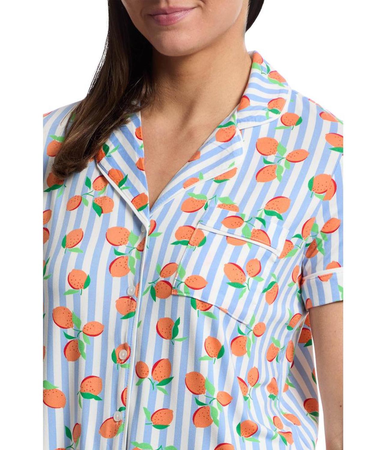 Short Sleeve Boxer PJ Set