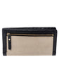 Kate Spade Beige/black Leather Long Wallet