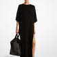 Cashmere and Linen Slit Caftan