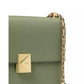 Women's Deco Pebbled Chain Small Shoulder Bag