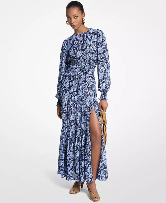 MICHAEL Women's Printed Maxi Dress