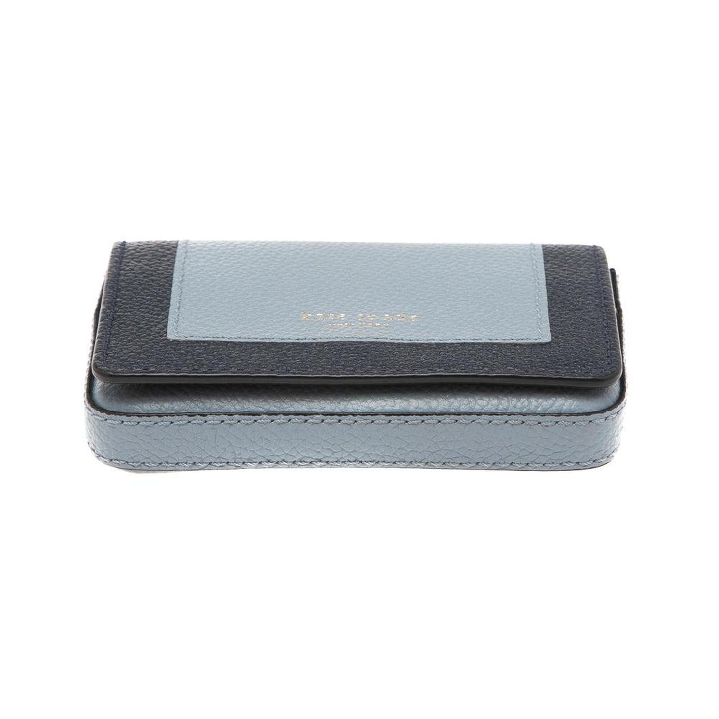 Kate Spade Two Tone Blue Leather Margaux Card Case..