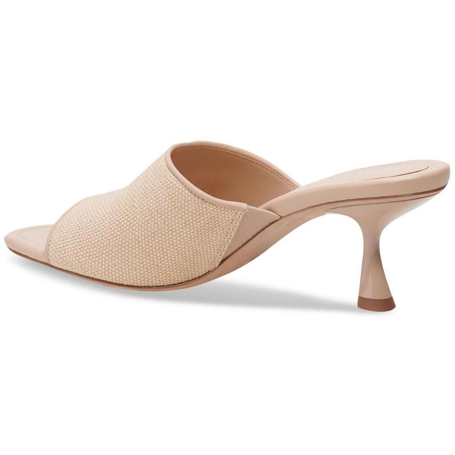 Malibu Summer Womens Slip On Open Toe Kitten Heels