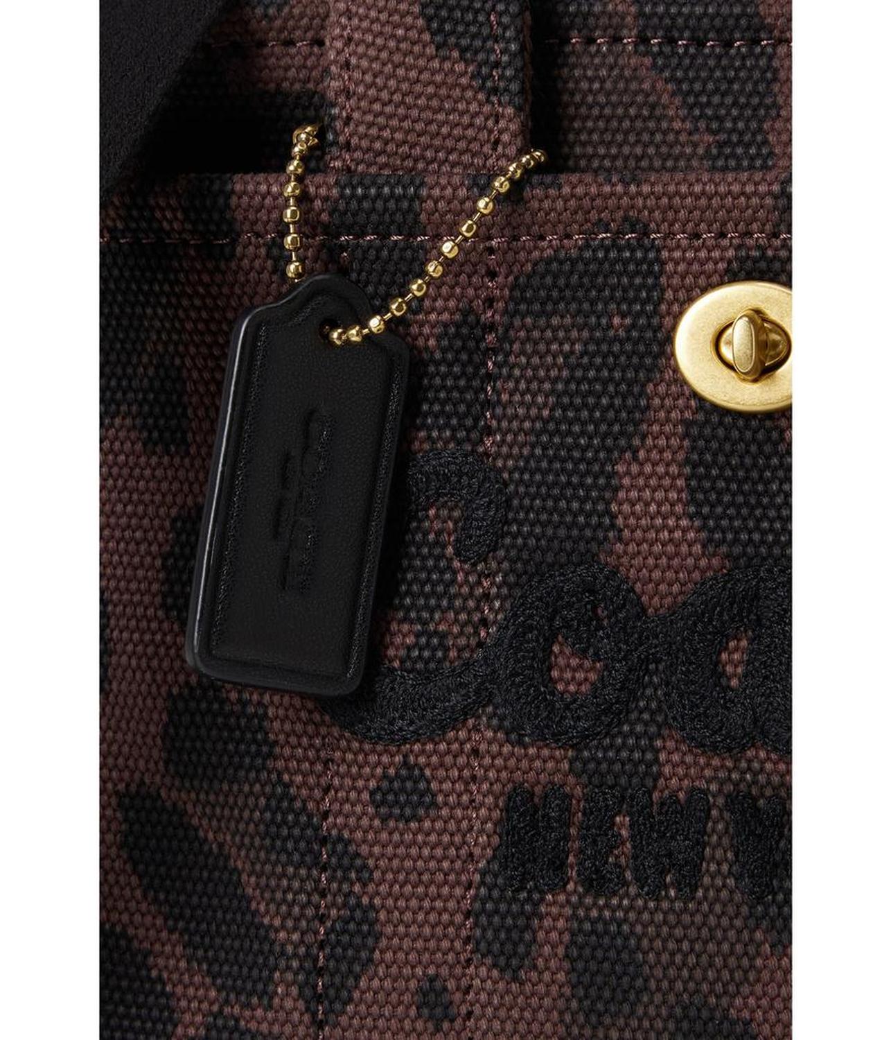 Cargo Tote Bag 20 With Leopard Print