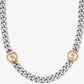 Greenwich Precious Metal-Plated Brass Curb Link Necklace