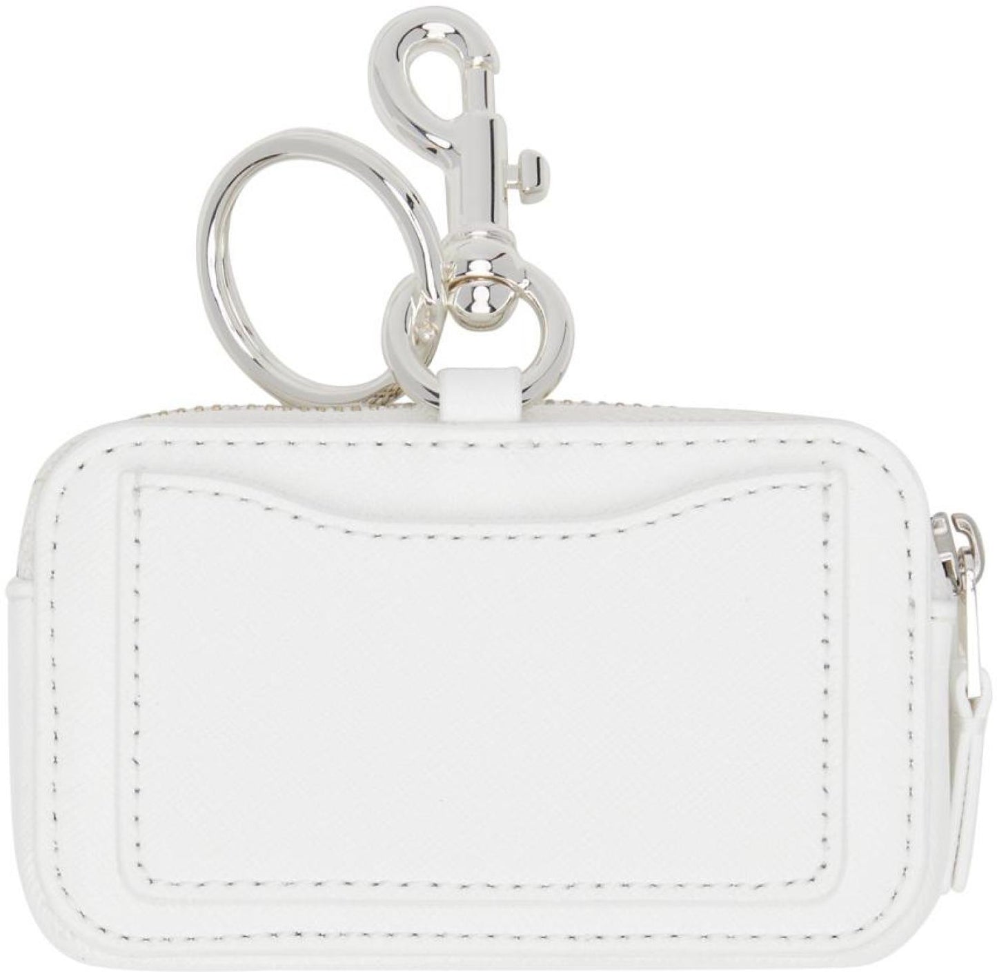 White 'The Nano Snapshot Charm' Coin Pouch