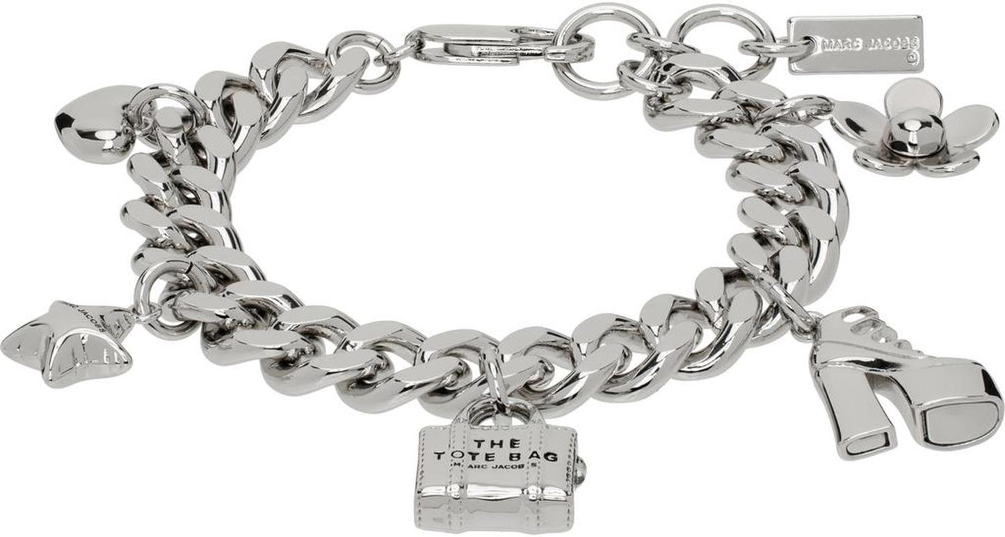 Silver 'The Mini Icon Charm' Bracelet