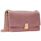 Deco Glazed Leather Soft Shoulder Bag