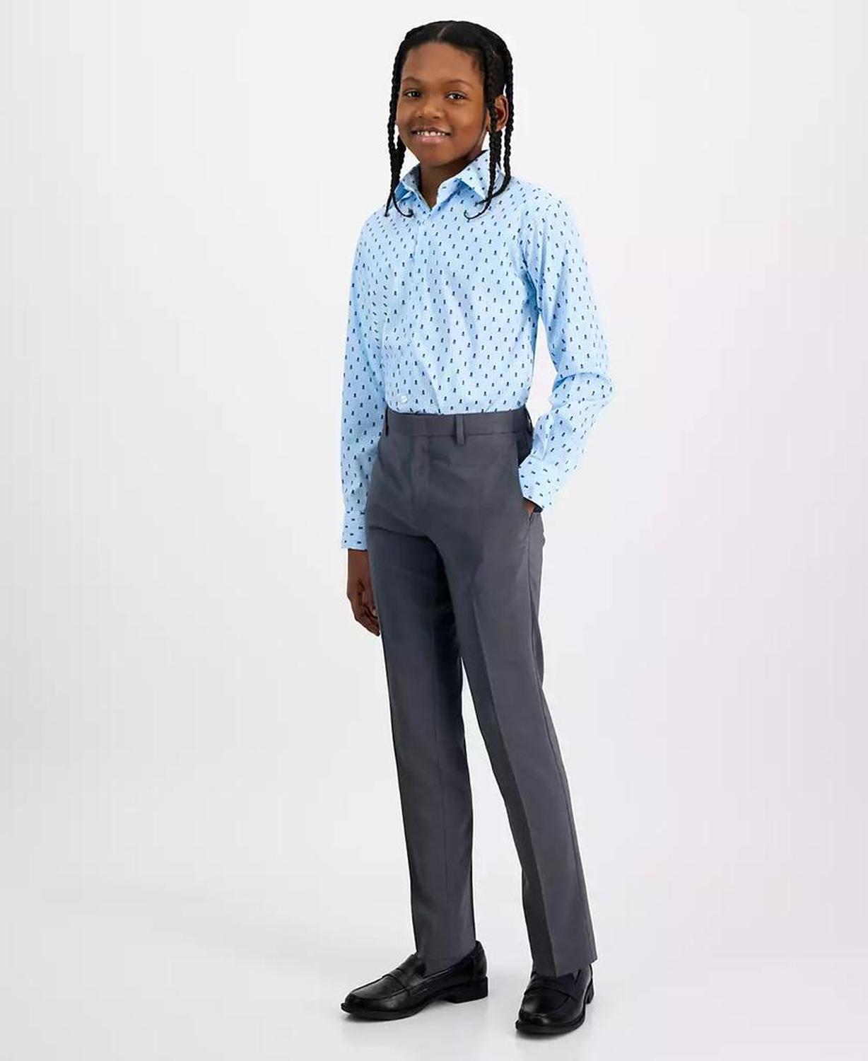 Big Boys Collared Classic Shirt