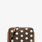 Jet Set Large Polka Dot Signature Logo Crossbody Bag