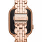 Women's Rose Gold-Tone Stainless Steel Band for Apple Watch, 42,44,45,49mm