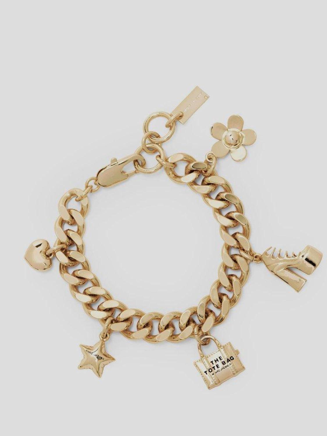 Marc Jacobs Mini Icon Charm Chained Bracelet