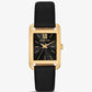 Petite Monroe Gold-Tone and Leather Watch