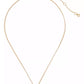 Gold-Tone Pavé Double Knot Pendant Necklace, 16" + 3" extender