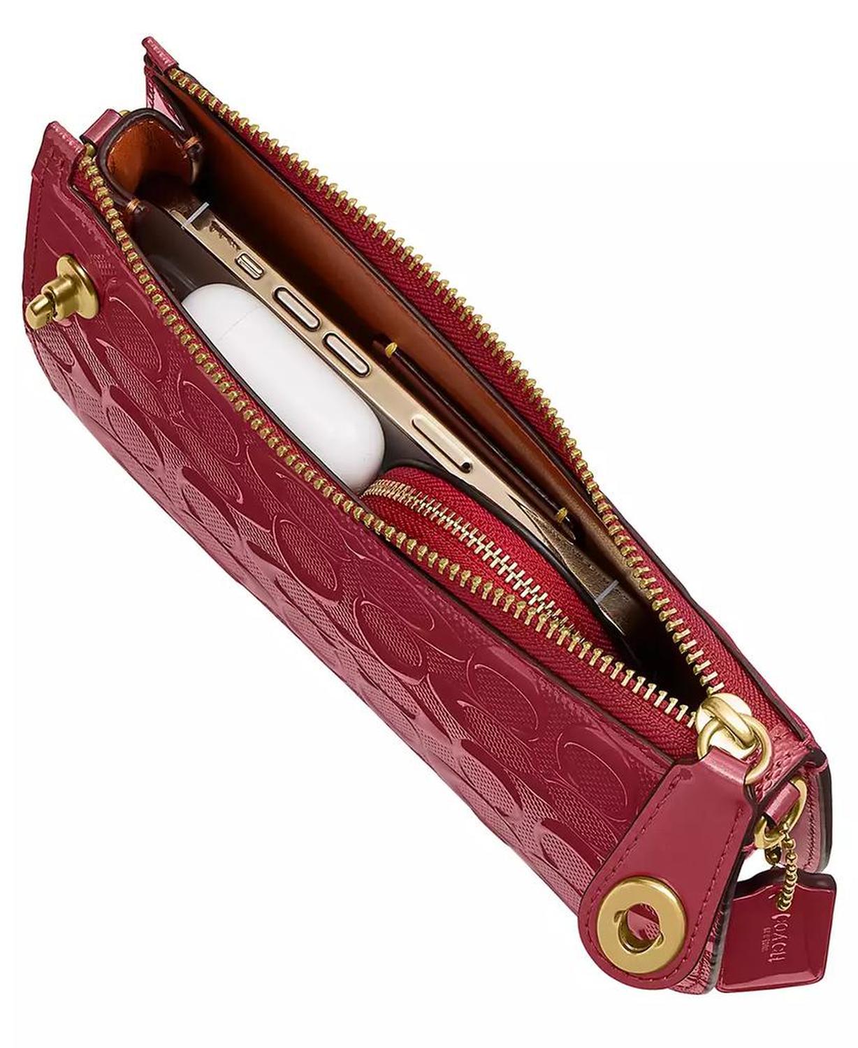 Penn Small Signature Patent Leather Shoulder Bag