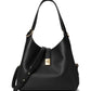 Deco Pebbled Leather Medium Crossbody Tote
