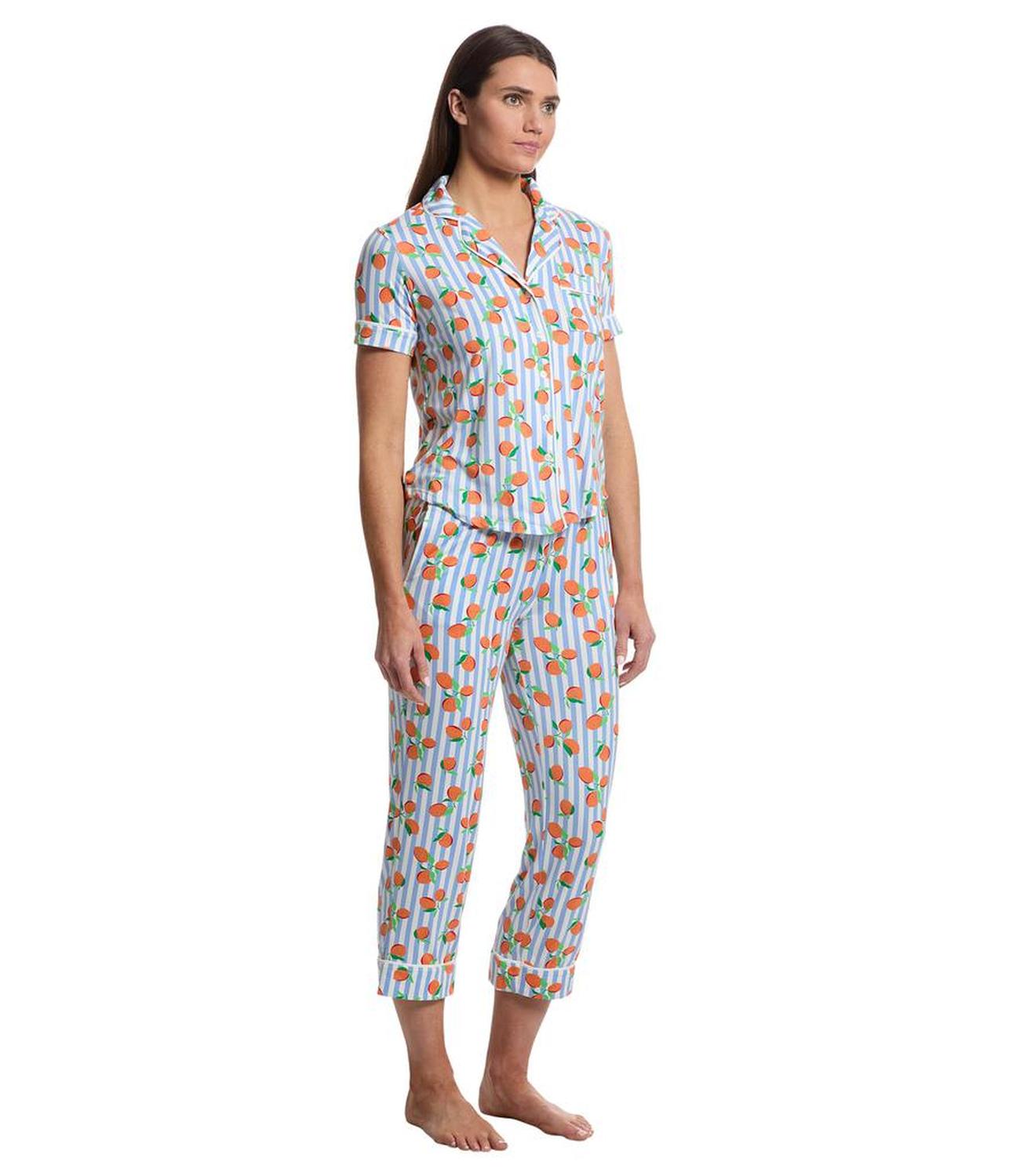 Short Sleeve Cropped PJ Set
