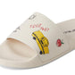 Udele Sport Slide with Sketch Print