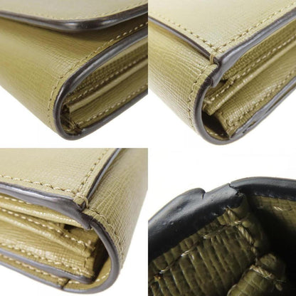Leather Long Wallet (Bi-Fold) (Pre-Owned)