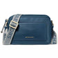 Logo Large Nylon Crossbody with Webbing Strap