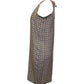 'S Max Mara Printed Dress in Beige Silk