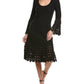 Crochet Cashmere-Blend Sweaterdress