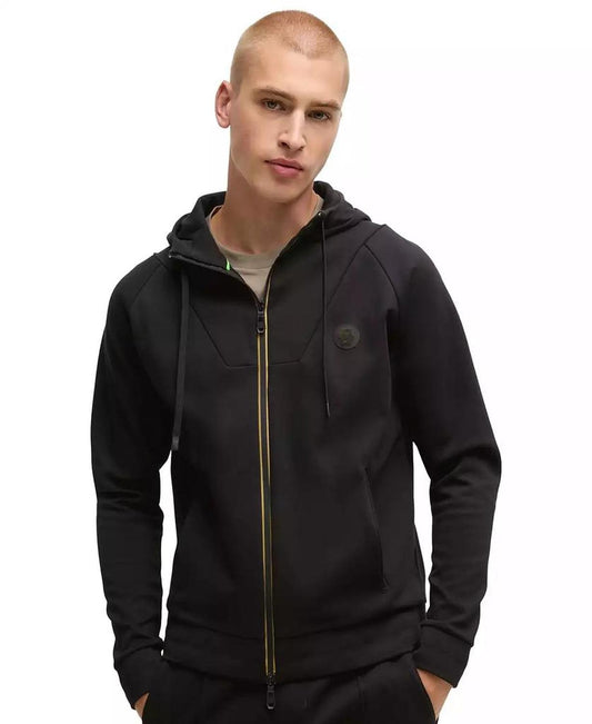 Men's Double B Monogram Zip-Up Hoodie