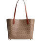 Signature Logo Willow Canvas Large Tote Bag