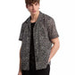 Men's Relaxed Fit Short Sleeve Floral Print Button-Front Camp Shirt