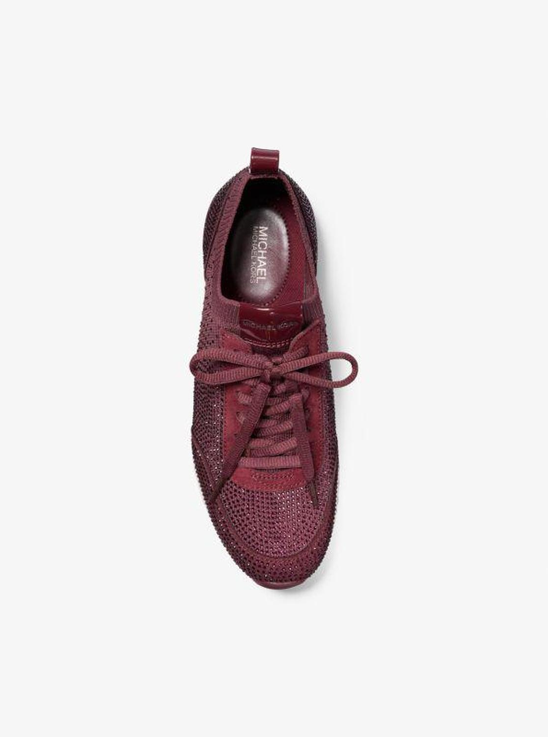Jenkins Crystal Embellished Stretch Knit Trainer