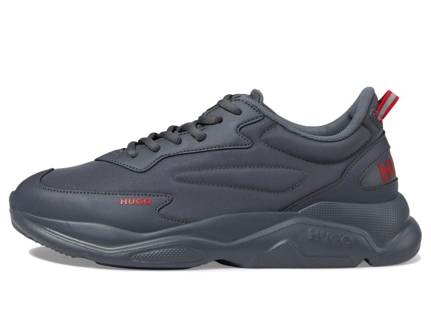Running Style Sneakers with Thick Rubber Sole