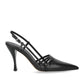 Haisley Black Slingback Pump