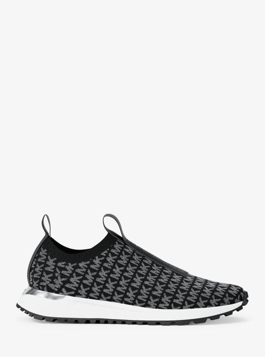 Bodie Metallic Logo Knit Slip-On Sneaker