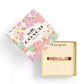 Signature Faux Stone Tea Rose Enamel Bangle Boxed Bracelet